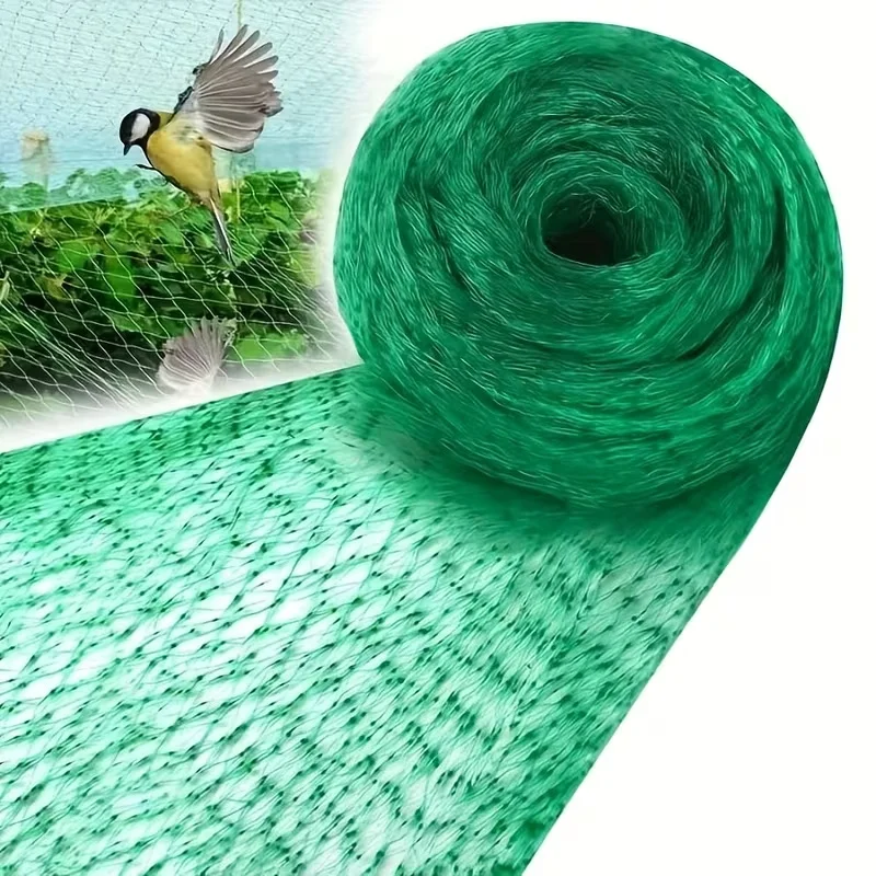1-Piece Set Green Bird Net for Gardening - Vegetable Plant & Fruit Tree Protection Net Potted Plant Cover Net