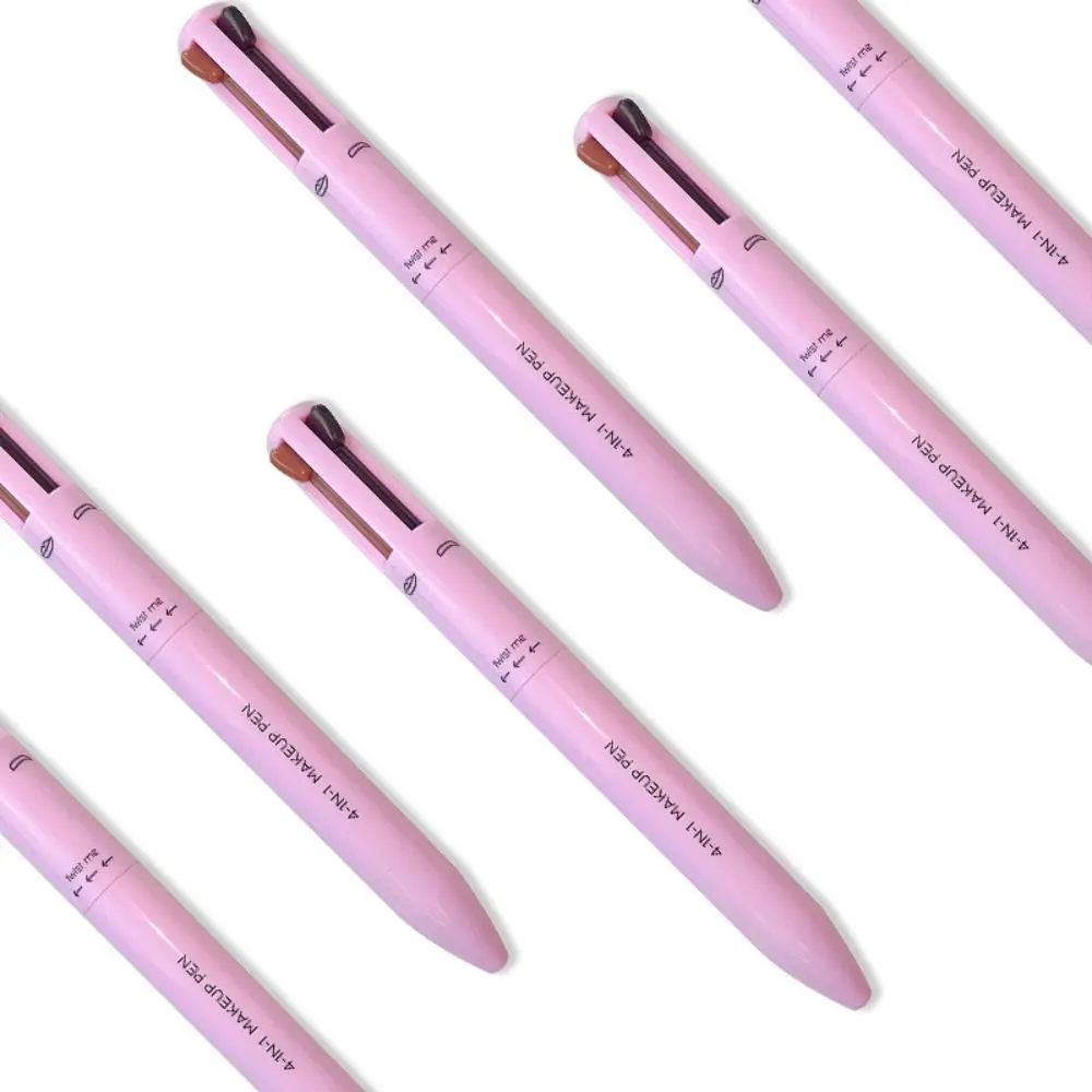 Nieuwe cosmetica 4-in-1 eyeliner make-up Multi-effect lipliner pen Schoonheid en gezondheid Waterdichte wenkbrauwversterkers Dames