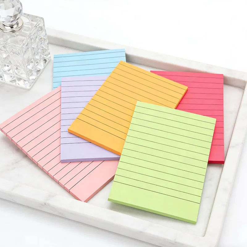 2 Random Colored Sticky Notes, Suitable for Organizing Office Memos, Learning Markers, Diaries, and To-Do Lists (50 Pages/Copy)
