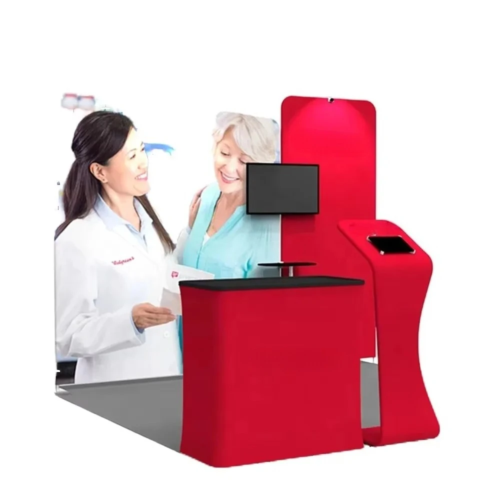 

Customizable 10x10 feet Foldable Straight Trade Show Stand Aluminum Display Stand Tension Fabric Advertising Promotion
