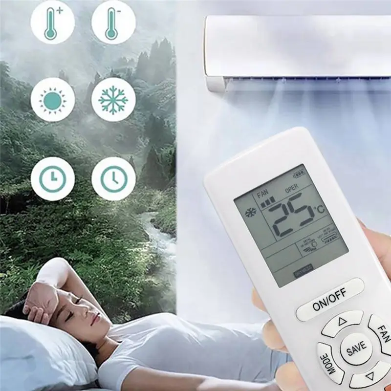 A33T For Gree TOSOT YAPOF15 Air Conditioner Replacement Remote Control Durable ABS White YAPOF15 Remote