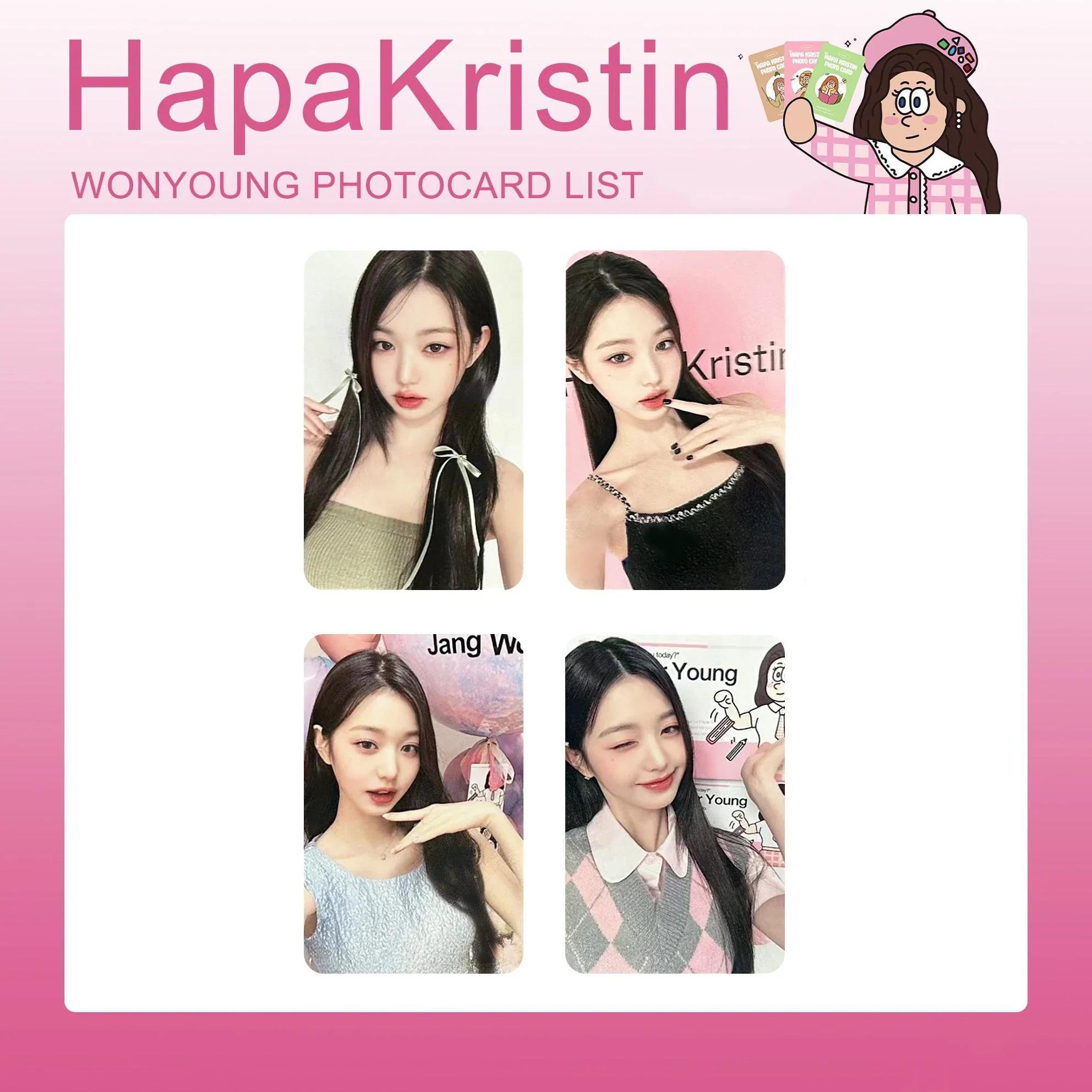 KPOP Lomo Cards Postcards Fan Gift Set, HD Printed Idol Photo Cards, Collectible Merch for Kpop Lovers Wall Decor