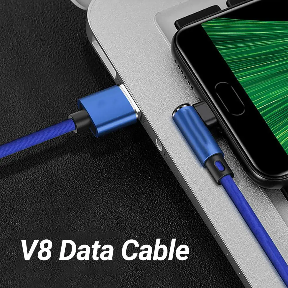 V8 Data Cable Wire Fast Charging Micro USB Charging Cable 1m 2m Data Transmission Charger Wire Mobile Phone Charger Cable