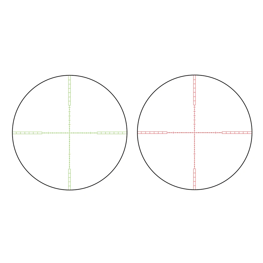 Victoptics 1.5-6X28 SFP Hunting Riflescope 30mm Tube 5 levels red & green Illumination IPX4