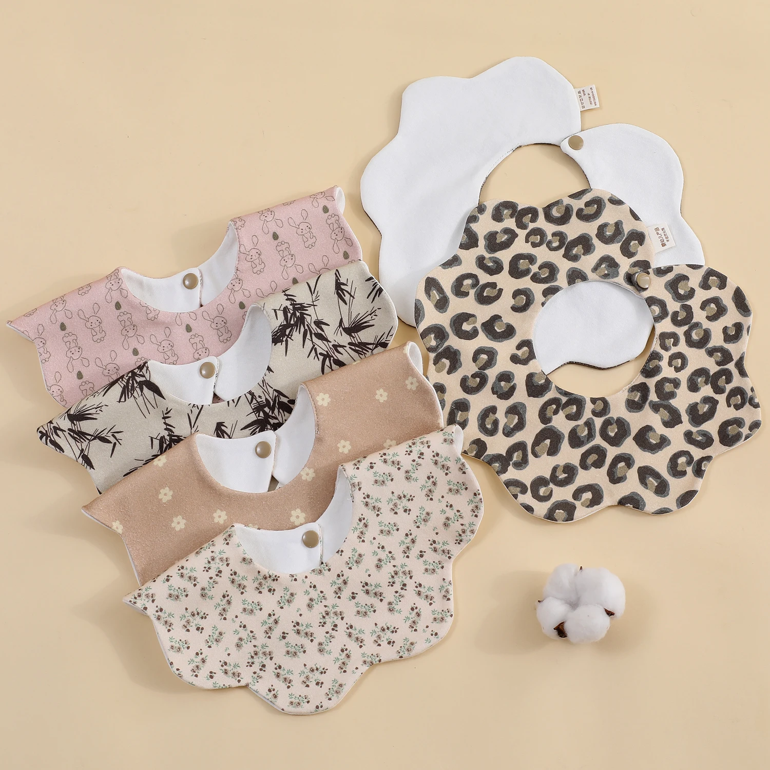 1 Pc Baby Saliva Towel Absorbent Baby Burp Cloth Fashionable Solid Color Feeding Baby Bibs Newborn Accessories