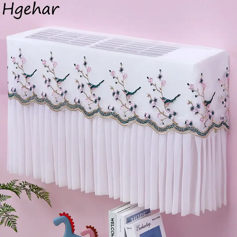 A prova de poeira cobre ar condicionado à prova de vento anti-sopro direto doméstico montado na parede aire condicionado protetor decorativo