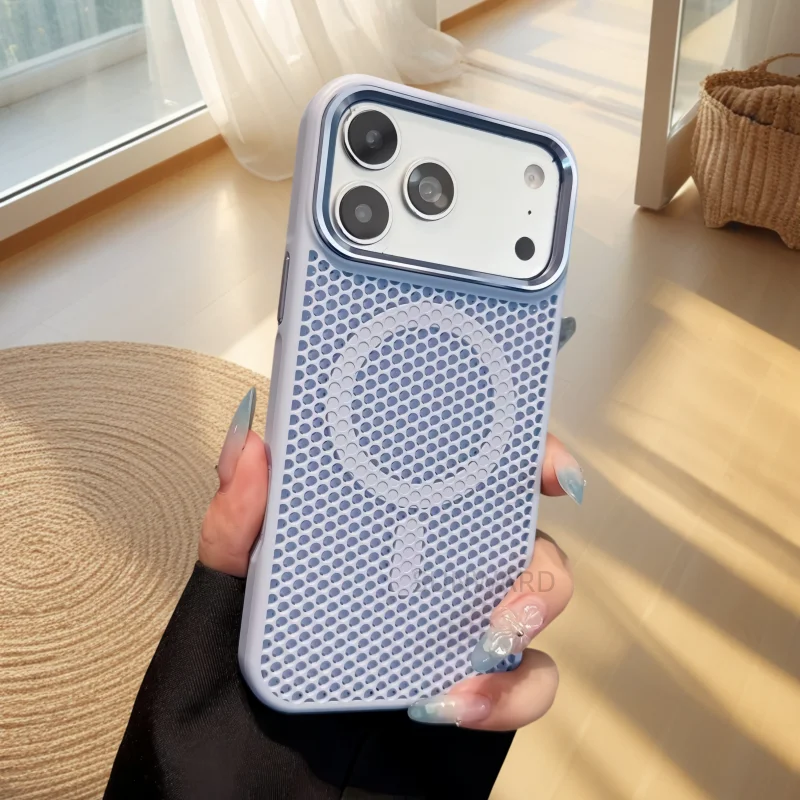 Casing Ponsel dengan Jaring Ma - Heat Dissipation Mesh Breathable Case ulasan dan harga