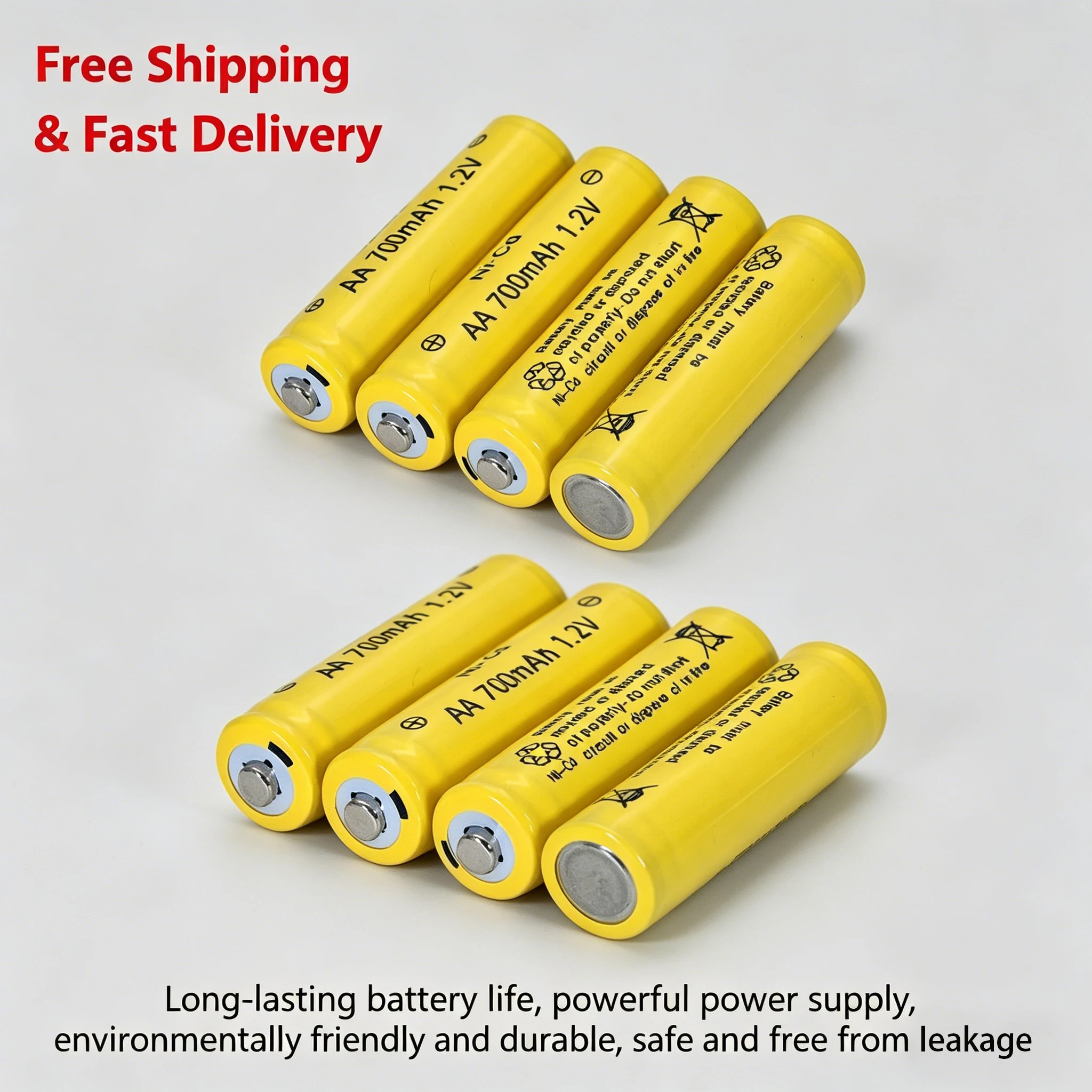 1.2V 700Mah Aa Ni-C…