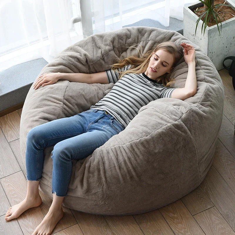 

Elastic Lazy Bean Bag Sofa Big Minimalista Modern Relaxing Bedroom Living Room Bean Bag Sofa Comfy Tembel Kanepe House Furniture