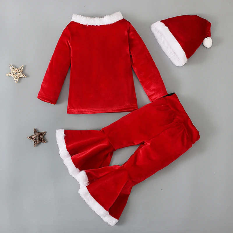 

Christmas Toddler Boys Clothes Outfits Reindeer Snowman Print Long Sleeve Cotton Tops and Casual Jogger Pants Set with Beanie