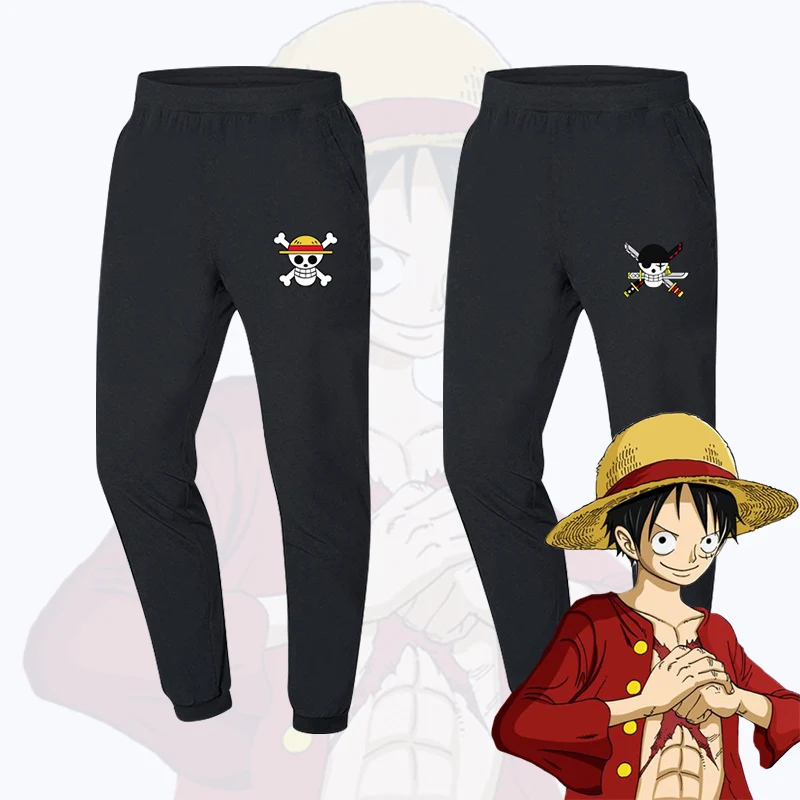 

Спортивные брюки в стиле аниме, быстросохнущие, свободного кроя, из полиэстера, для молодежи, летняя коллекция