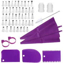 Nozzle piping cake decorating tools Confectionery equipment Kitchen accessories Pastry bag and bakery set stainless steel socket
