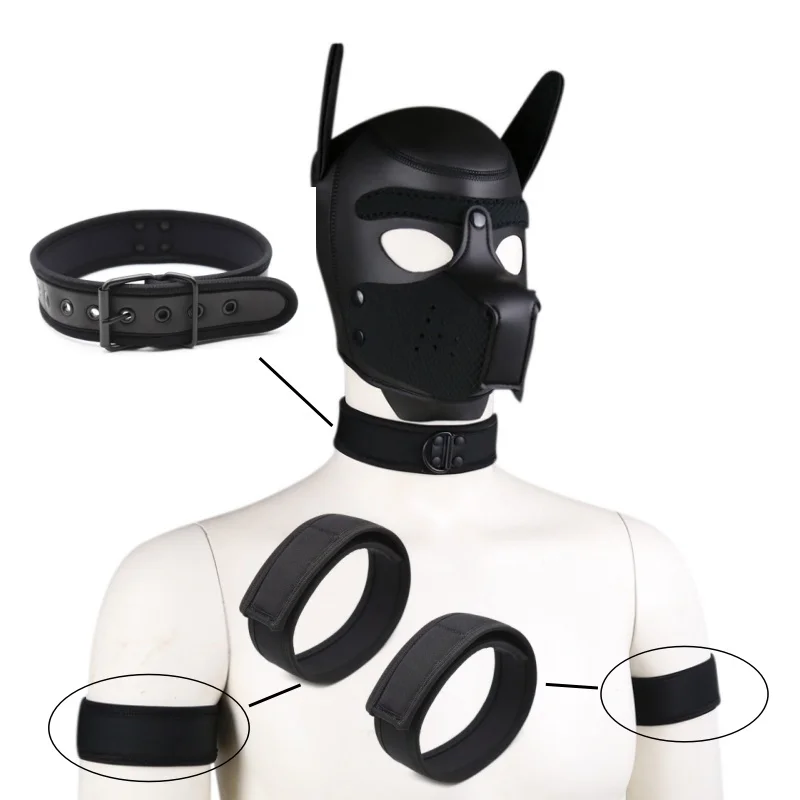 Brassard de bondage corporel gay pour hommes, accessoires de bras sexuel, cosplay de chiot fétiche, vêtements pour hommes, SFP Punk Rave, environnement