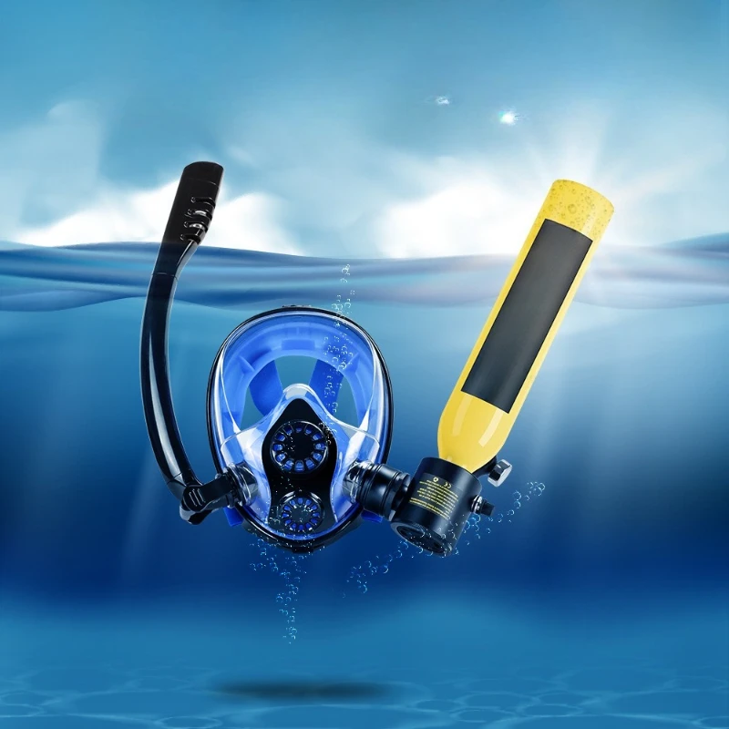 Scuba diving breathing apparatus 0.5 new snorkeling mask scuba oxygen cylinder