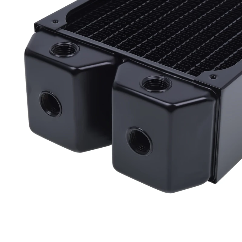 Imagem -03 - Alphacool Nexxxos Ut60 Radiador Grosso de Cobre Completo 360 mm 400x124x60 mm g1 Trocador de Calor da Construção do Laço de Refrigeração da Água do Computador