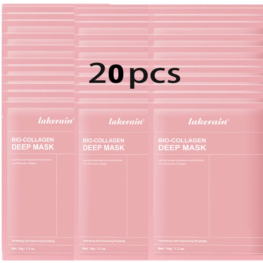 Bio-Collageen Echt Diep Masker Supplement Collageen Hydraterend Overnight Hydrogel Masker Elasticiteit Verbetering Porie Minimaliseren Verstevigend