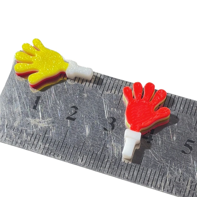 3pcs Dollhouse Miniature Hand Clappers Birthday Party Favors Accessories For Doll House Decor Kids Pretend Play Toys Gift