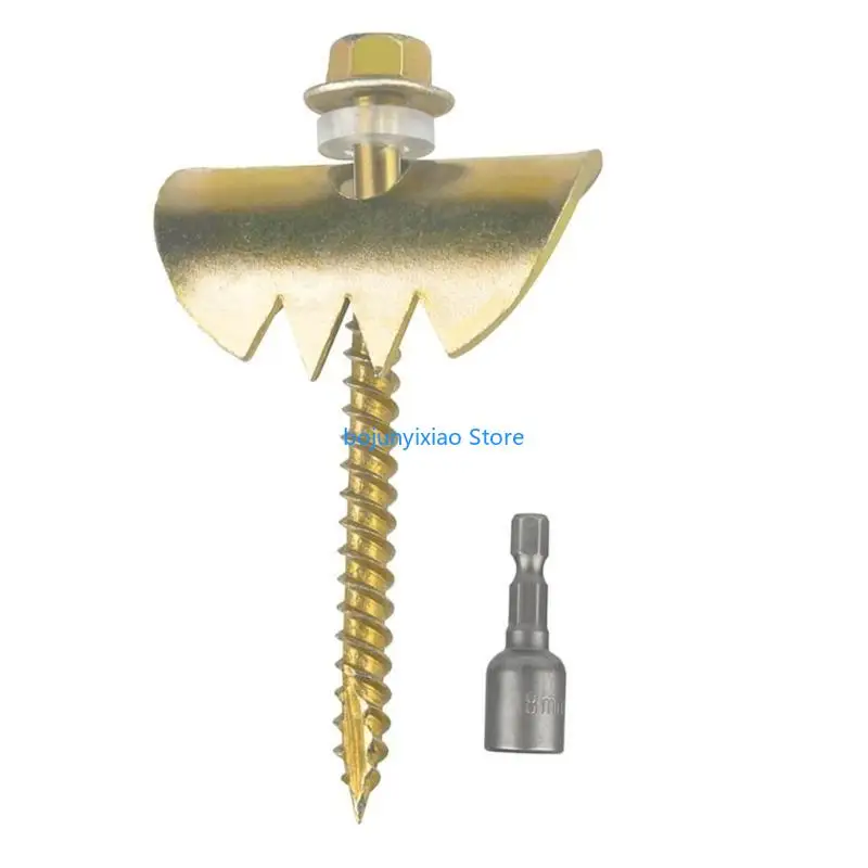 

900B 50xWood Fixation Reusable Wire Fencing Staple for Softwoods Fence Nails Screws