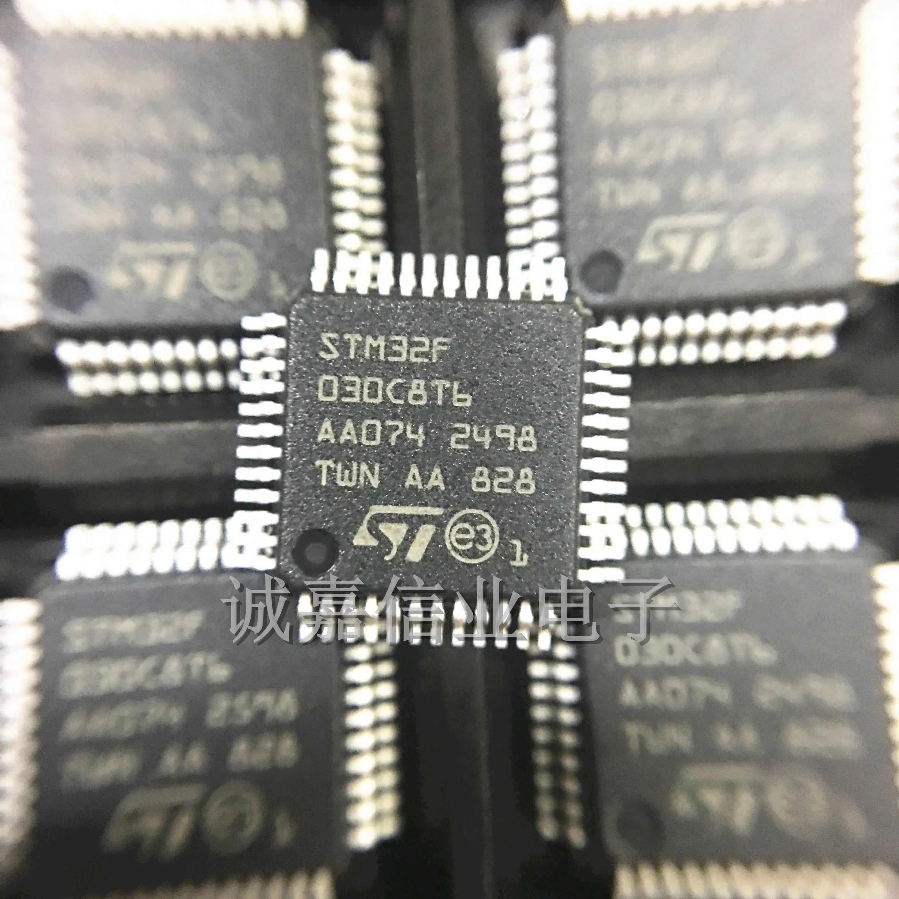 10pcs/Lot STM32F030C8T6 LQFP-48 ARM Microcontrollers - MCU Value-Line ARM MCU 64kB 48 MHz Operating Temperature:- 40 C-+ 85 C