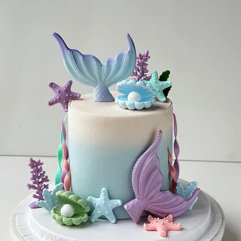 Mermaid Theme Cake …