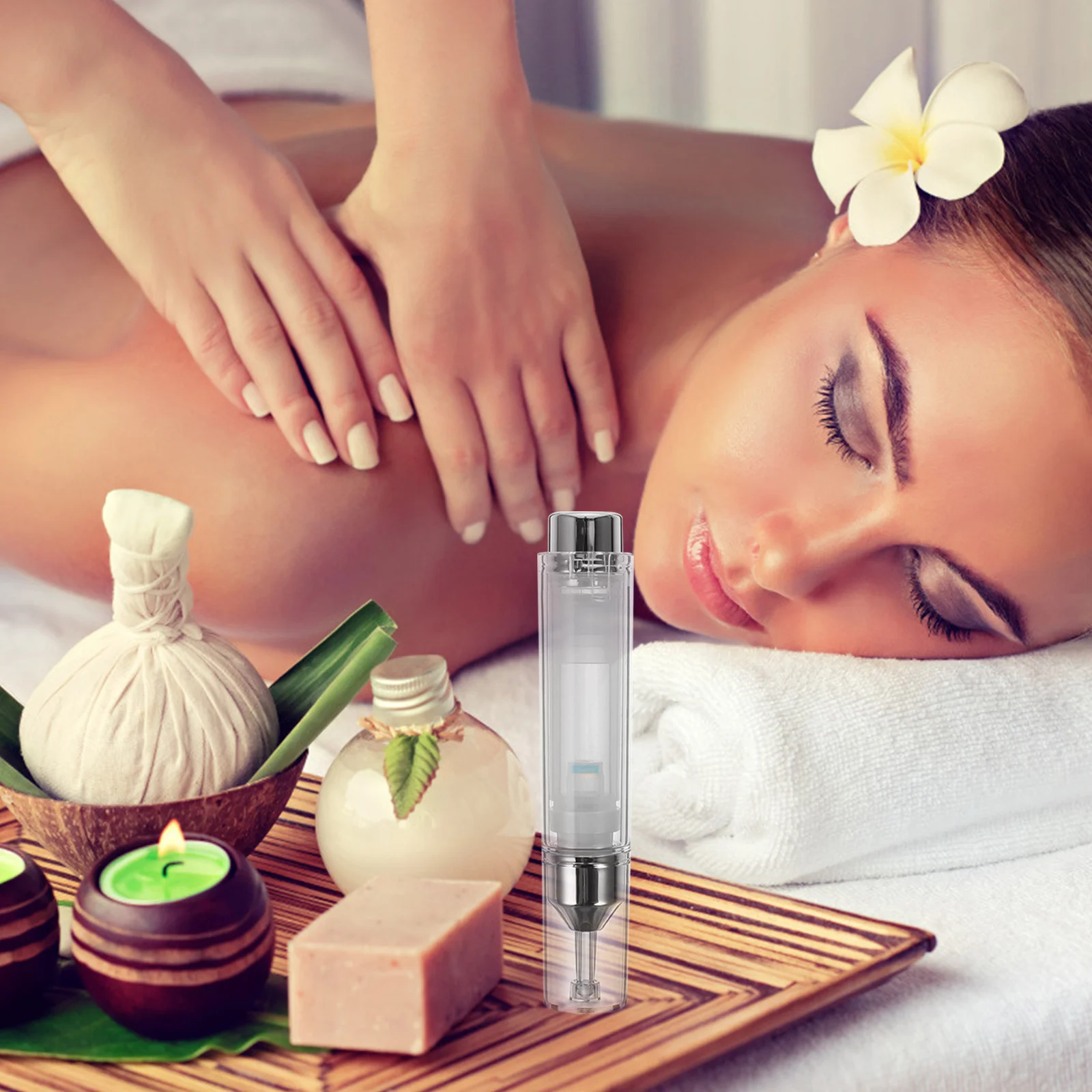 5pcs 5Ml Eye Cream Bottle Vacuum Pressing Sub Bottle Refillable Portable Container For Essential Oil Perfume Travel Cosmetics