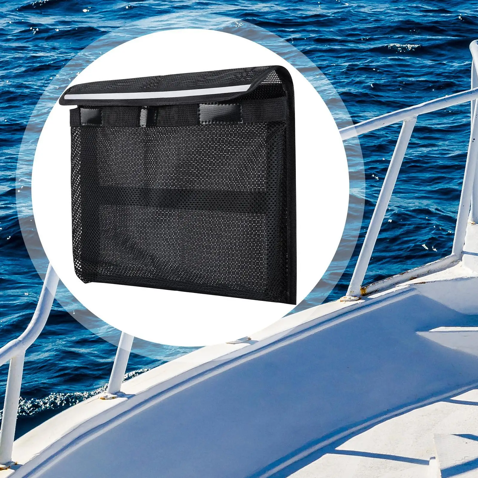 

Marine Storage Bag Leak Proof Prevents Moisture Deck Mount Marine Storage Bag For Fishing Trip Offshore Sailing Adventure Reels