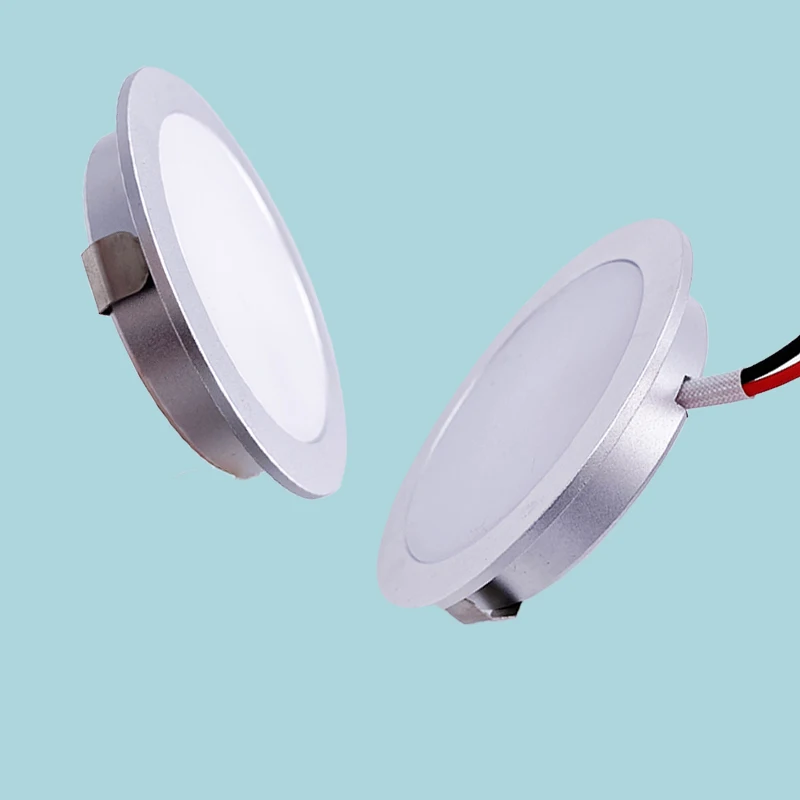 Ultra-Slim Mini LED Downlight 3W/5W Dimmable 12V/24V DC for RV Kitchens And Ceilings Recessed Spotlights 3000K 4000K 6000K 90RA