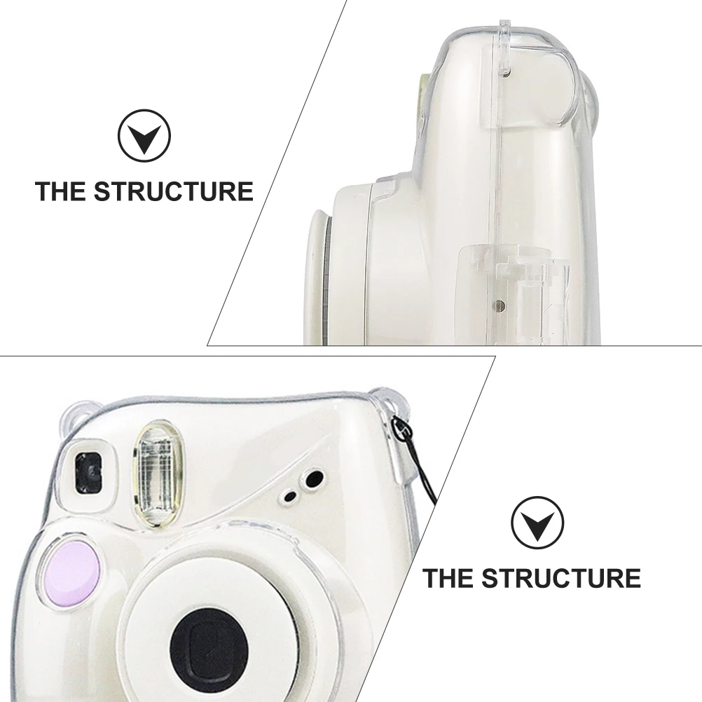 

Camera Protective Case Clear PP Instant Sleeve Compact Cases Travel Outdoor Dustproof Scratch Resistant Stylish Bag Gifts Camera