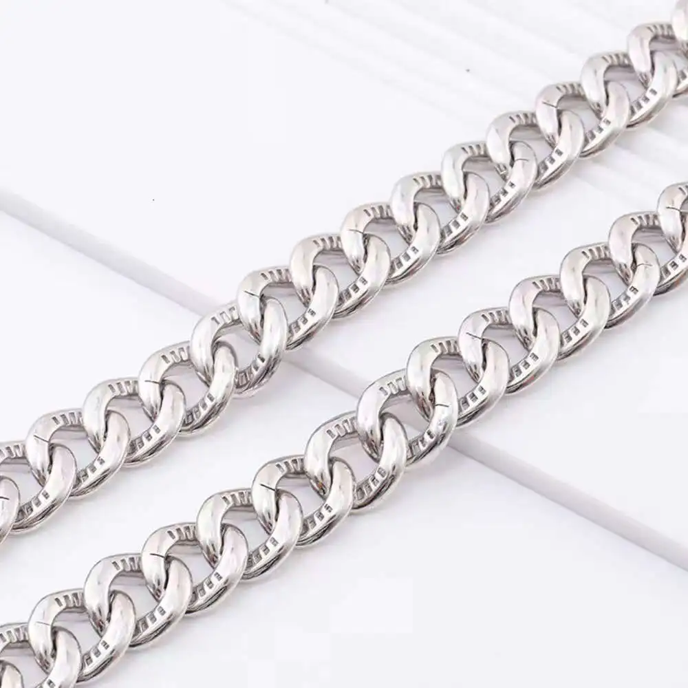 Creative Charm 925 Silver Moissanite Diamond Cuban Chain Trendy Hip Hop Necklace for Men