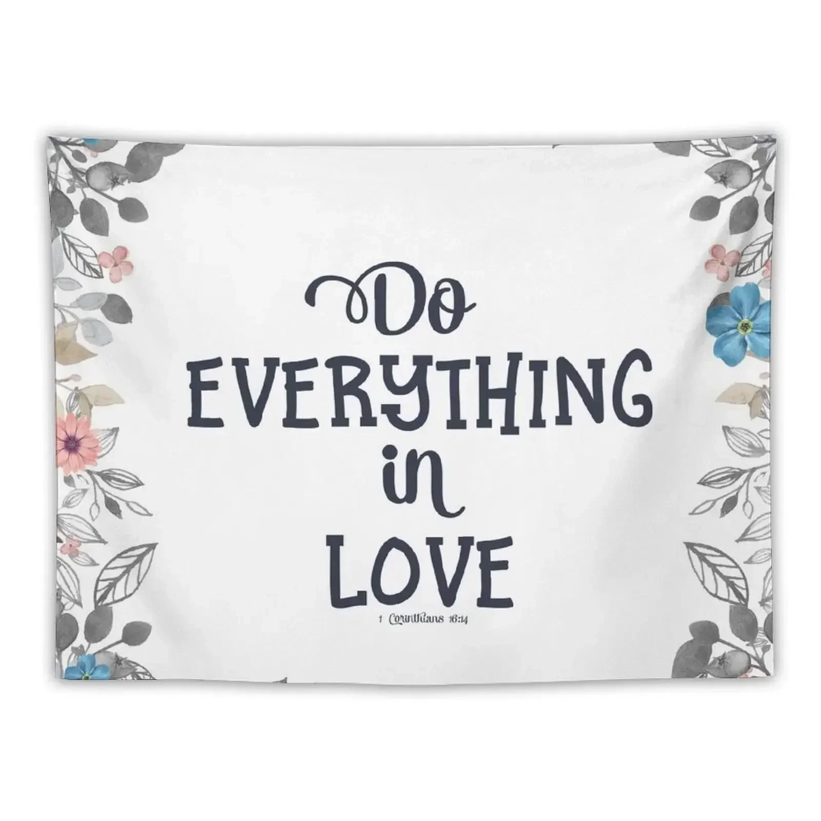 Christian watercolor quote Tapestry Home Decor Accessories Tapete For The Wall Wall Decoration Aesthetic Room Decor Tapestry