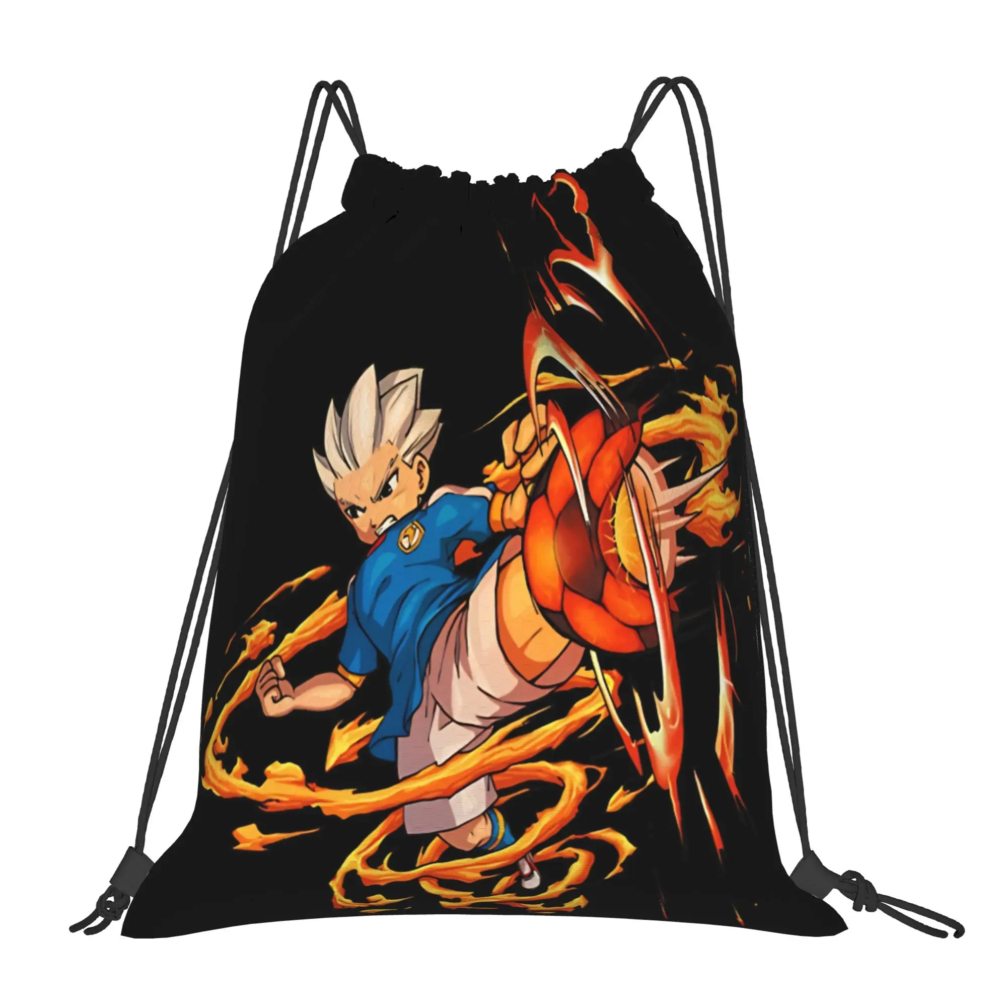 Inazuma Eleven Drawstring Bag Axel Blaze Fashion Waterproof Sackpack String Bags Unisex Sports Backpacks