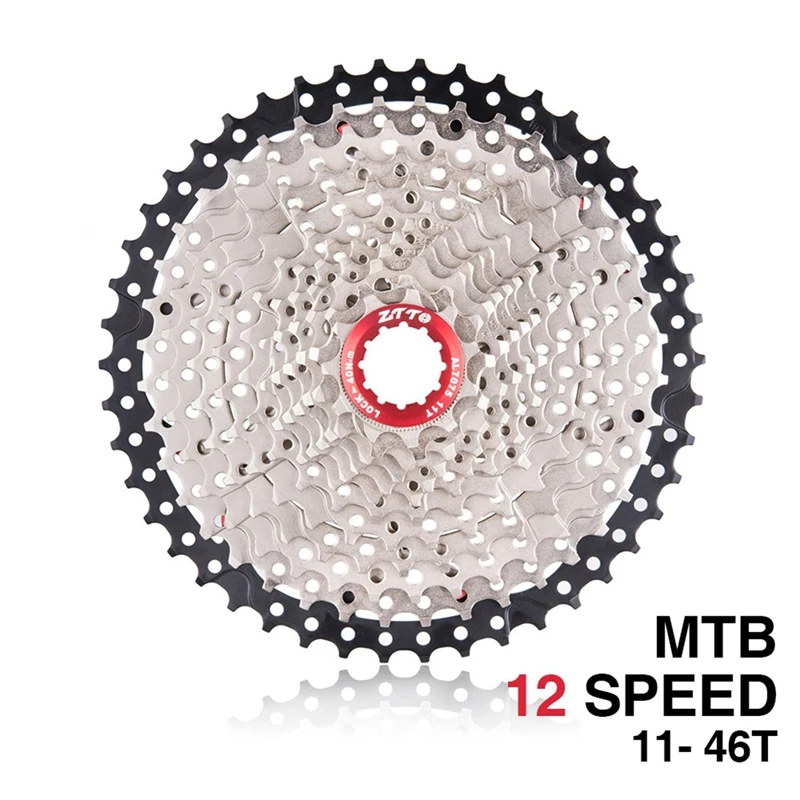 ZTTO 12 Speed 46T Mountain Bike Flywheel Mountain Bike Flywheel Truck Big Tooth Flywheel Tower Wheel