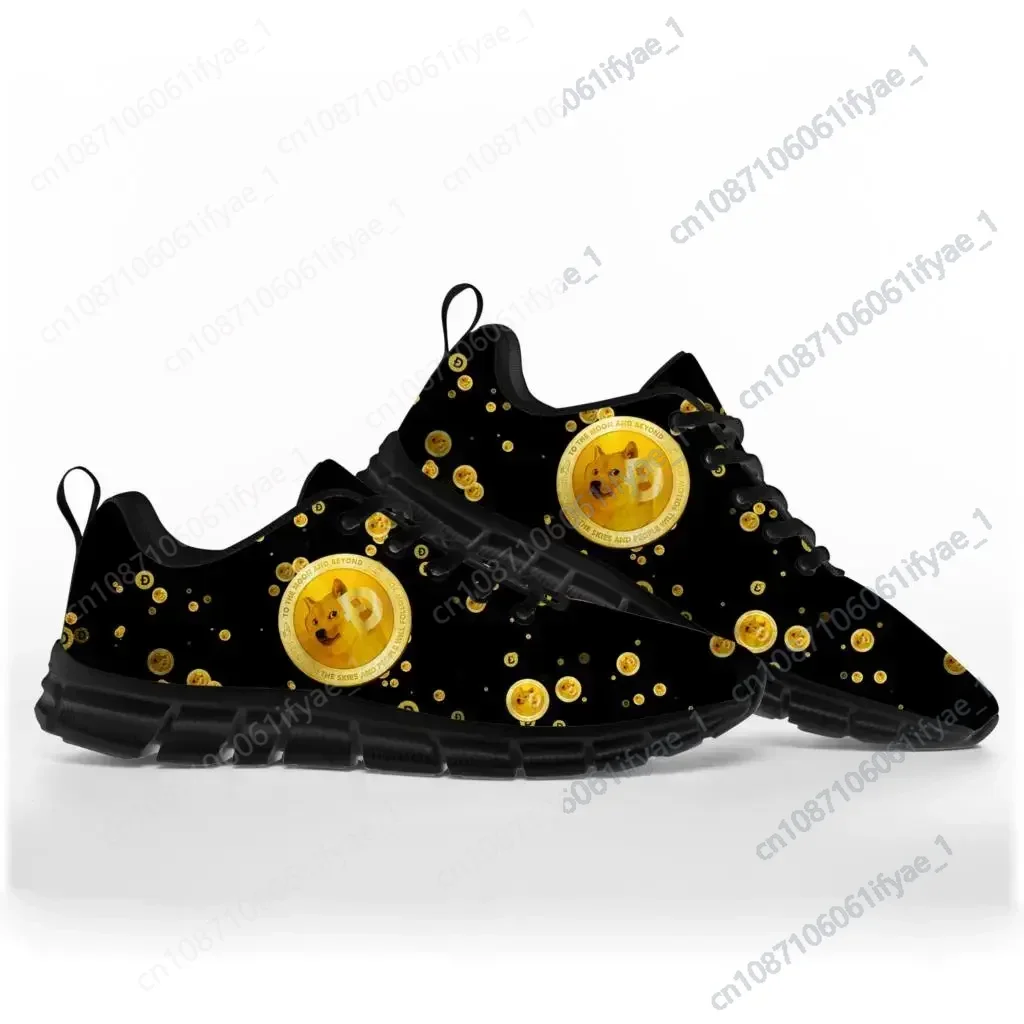 

Dogecoin Crypto Currency Dog Coin Miner Sports Shoes Mens Womens Teenager Kids Children Sneakers Custom High Quality Couple Shoe