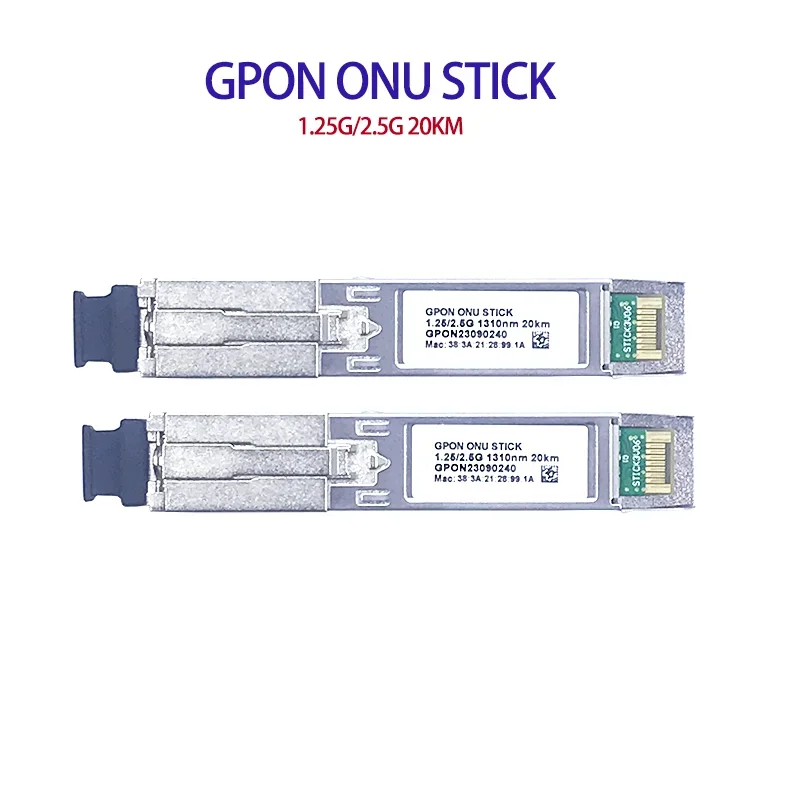 

GPON SFP ONU Stick с модулем MAC SC разъем c DDM pon 1,25G/2,5G нм/Нм