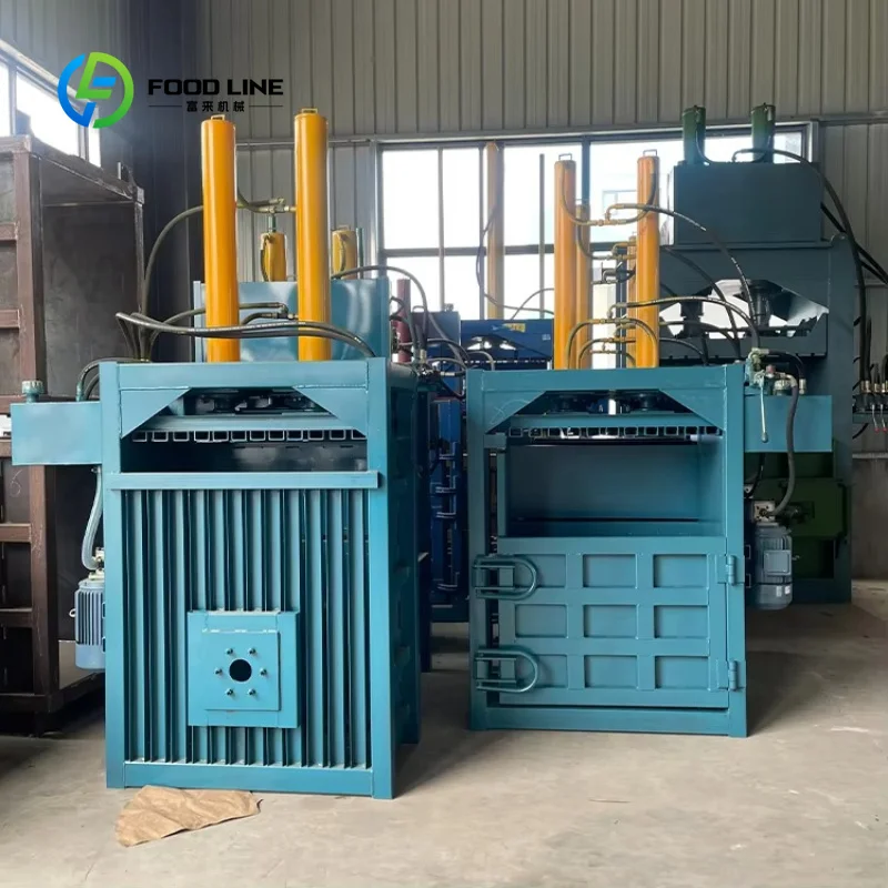 Customized Automatic PE Waste Material Packaging Machine, Custom Paint Bucket Flattening Machine, Metal Press Block Machine