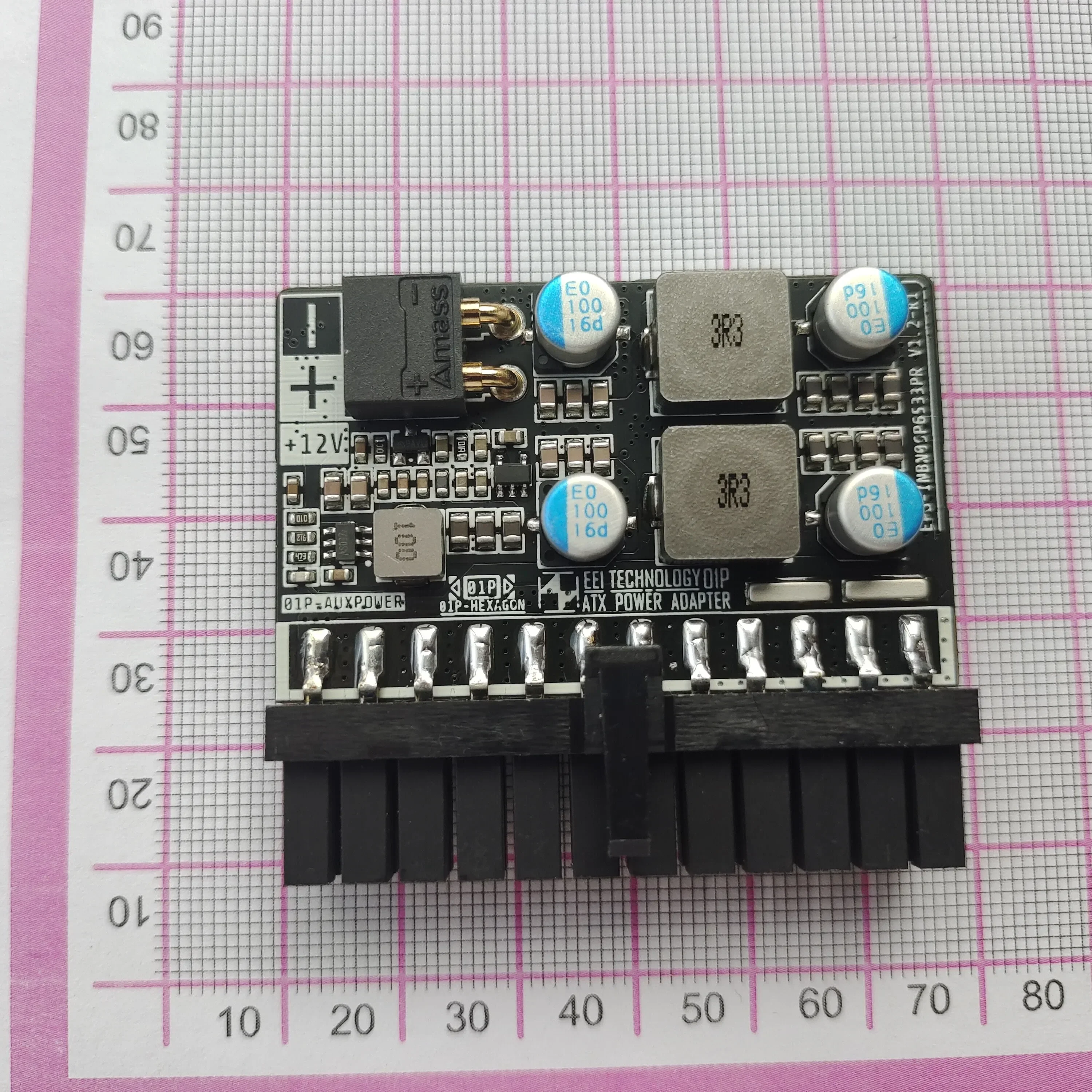 

High efficiency and low ripple DC-ATX silent direct insertion power module adapter board server power supply modification ITX