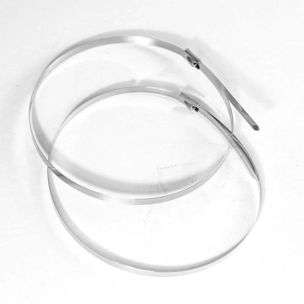 5/10pcs Metal Zip Ties 304 stainless steel 4.6mm 7.9mm 10mm Rustproof Heavy Duty Cable Ties for Automotive, Machinery, Outdoor