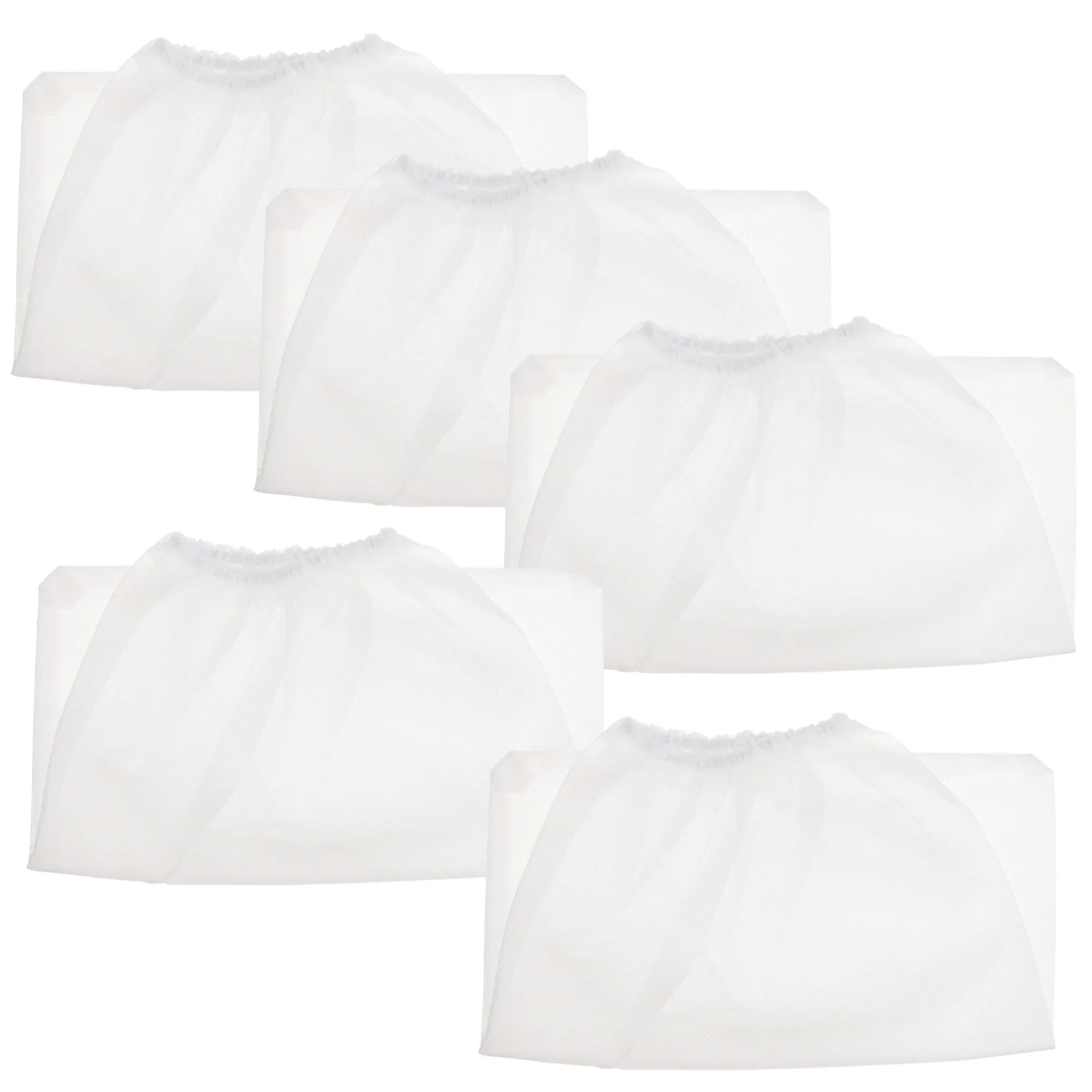 

5 Pcs Vacuum Cleaner Dust Bag for Suction Collector Manicure White Replacement Nail