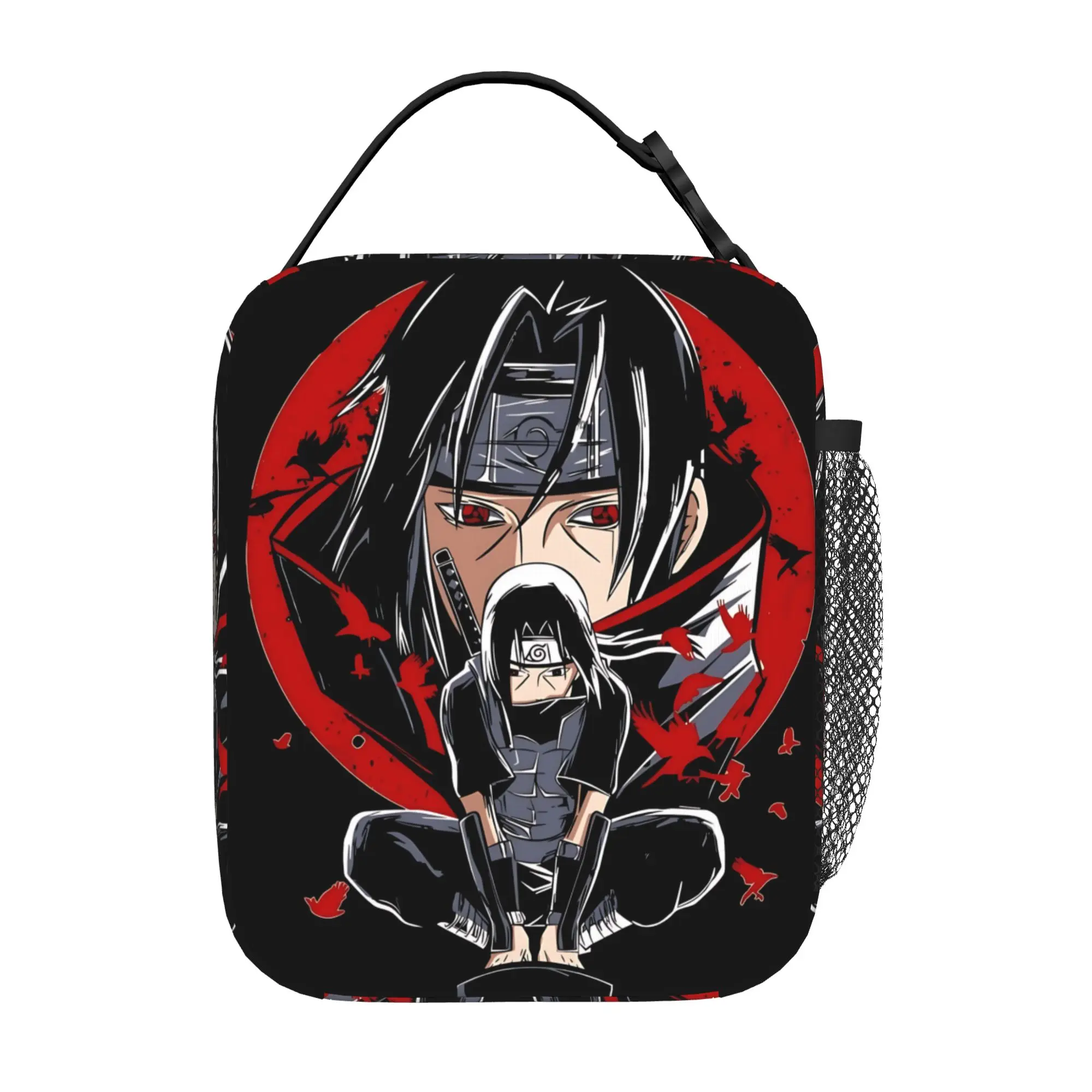 Naruto anime comic Insulated Lunch Bag Insulation Bento Pack Rice Bag  bolsa Student Bento Lunch Handbag Insulation
