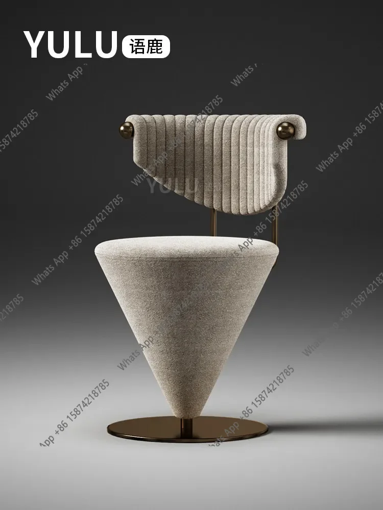 Xx Rotating Dressing Chair Designer Original High-value Girls Bedroom Makeup Chair Light Luxury High-end Dressing Stool
