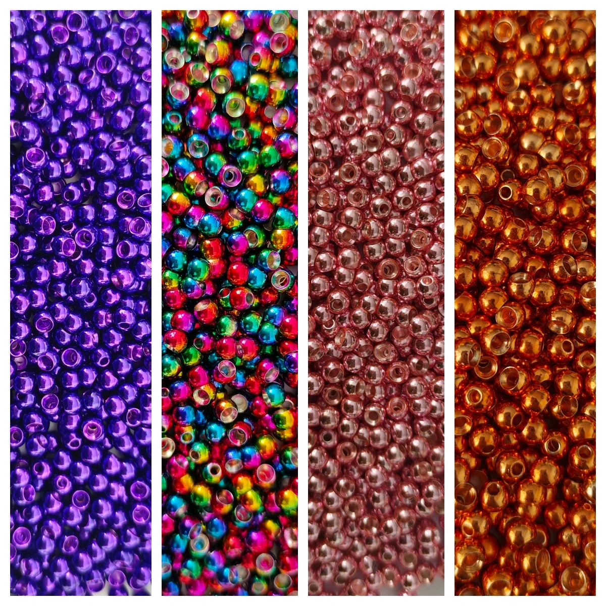 

100 Pieces 27 Colors 1.5-3.5mm Cyclops Tungsten Beads for Fly Tying