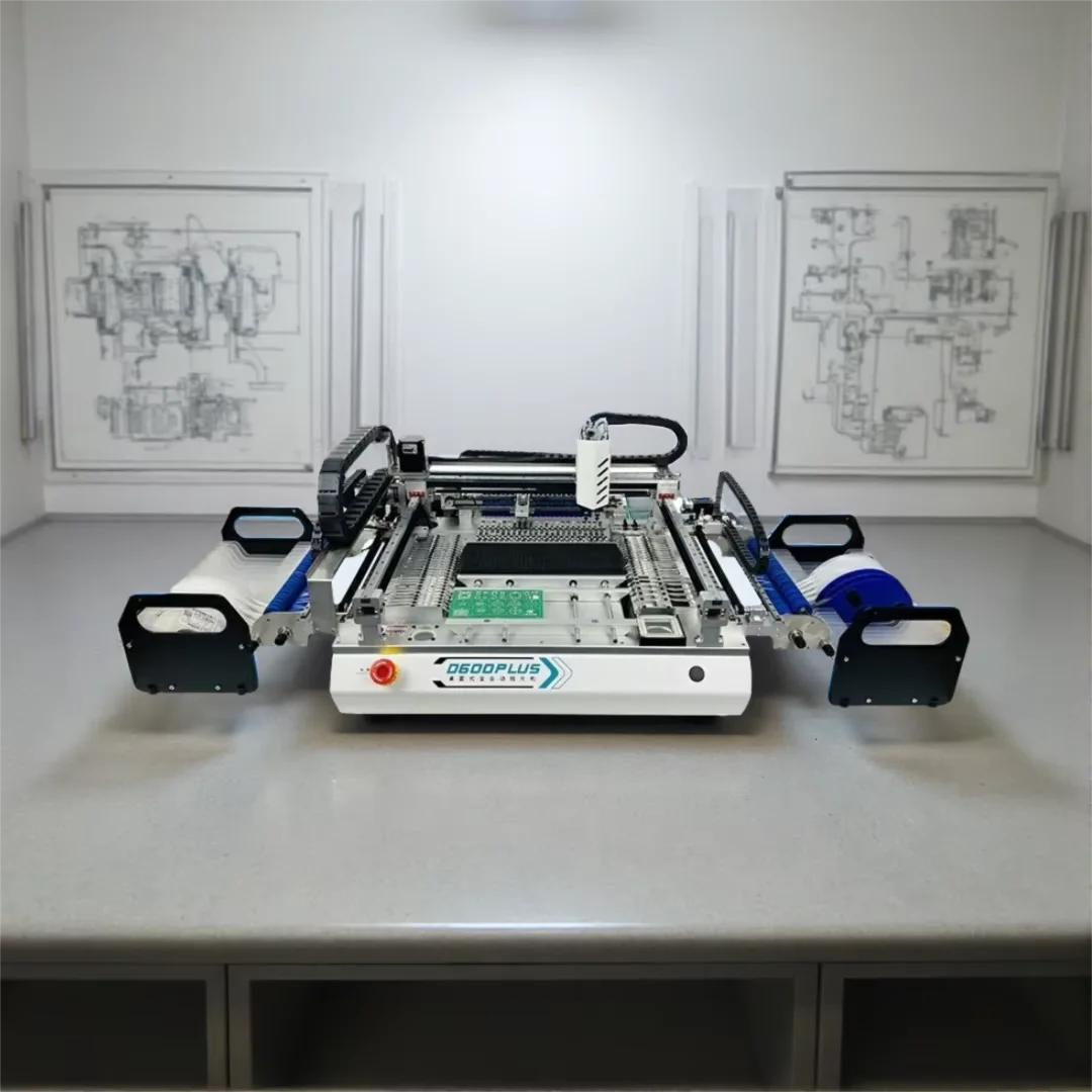 LYBGA D600PLUS High Speed Auto SMT Pick and Place Machine  Pcb Making Machine for LED Assembly Line 2 Heads Chips Mounter