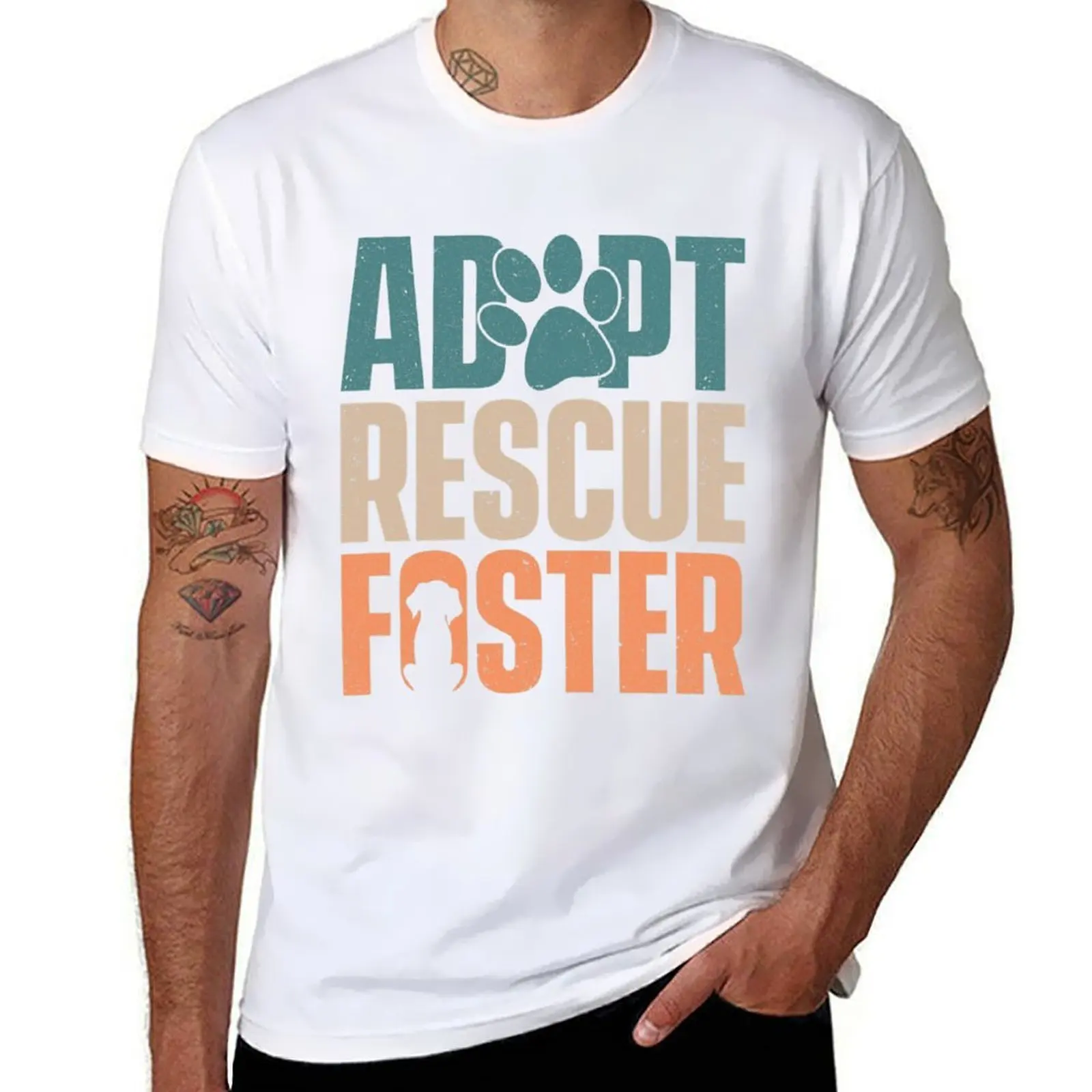 

Cute Dog Adoption Rescue - Adopt Rescue Foster T-Shirt t shirts for man slim fit man t shirts for men casual T-Shirt