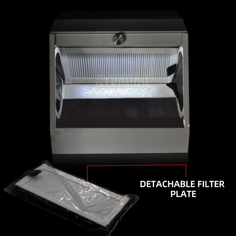 Technician Grinder, Aluminum Oxide Sandblasting Chamber, Sandblasting Gun Dust-Proof Enclosure, Vacuum Cleaner Enclosure