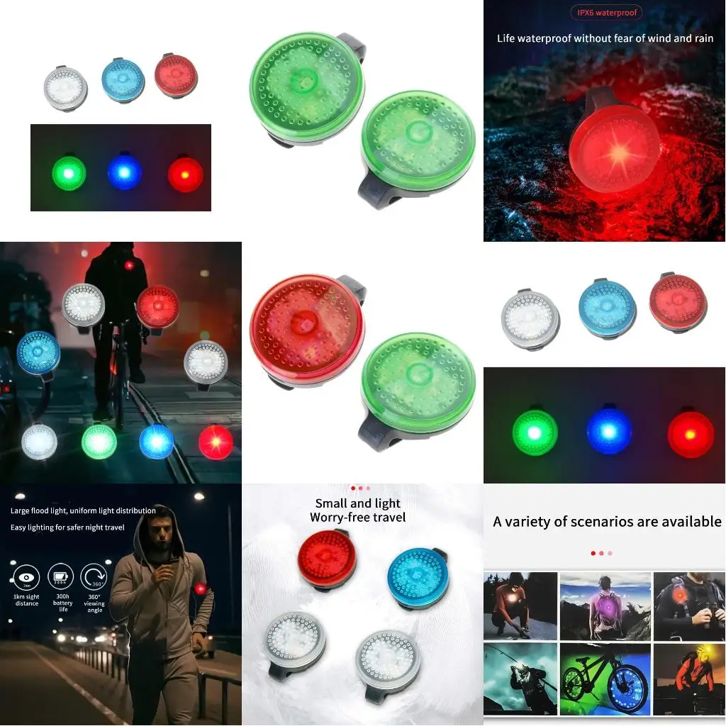 Q39E Mini Safety Warning Night Sport Shoe Clip LED Lamps Shoe Clip Light Outdoor Running Light Clip on Running Light