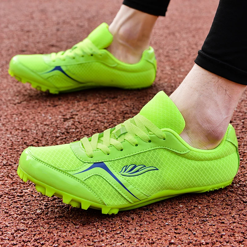 2024 nowe buty sprinterskie w lekkoatletyce duży rozmiar 35-46 tenisówki damskie Sprint buty do biegania oddychające męskie trampki Outdoor