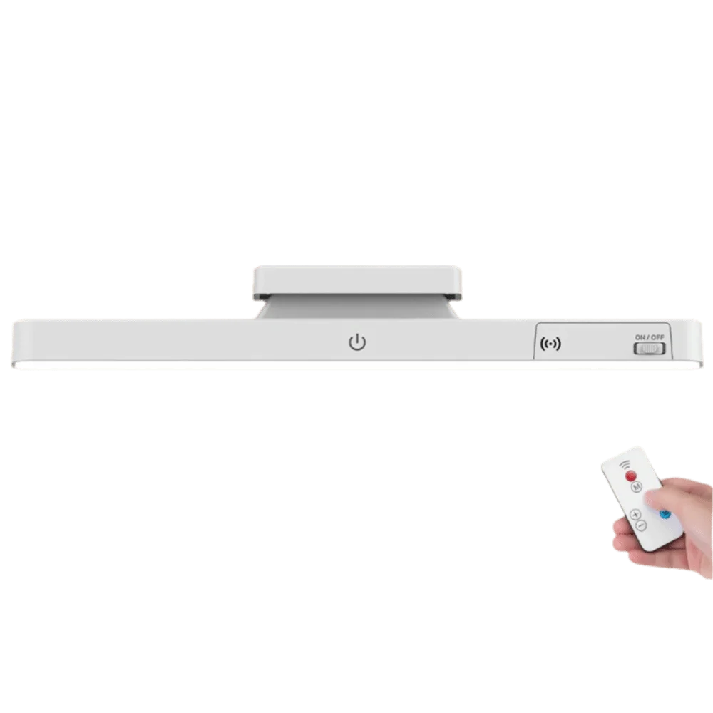 

Rechargeable LED Touch Table Lamp Eye Protection Power Display Reading Table Lamp Remote Control 5 Colors Dimmable