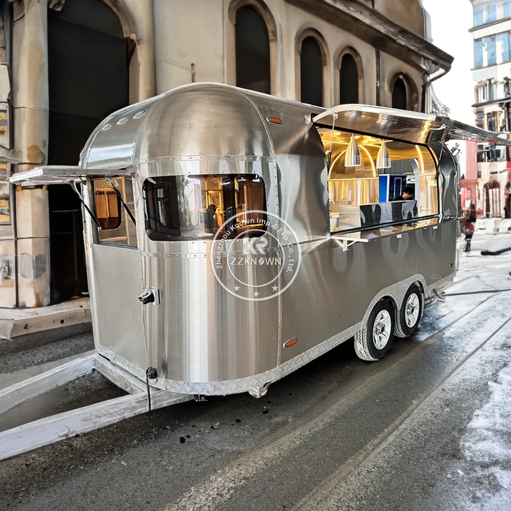 

Street Food Trailer Mobile Kitchen Customized Fast Food Concession Truck With Fully Equipped Coffee Van Trailers