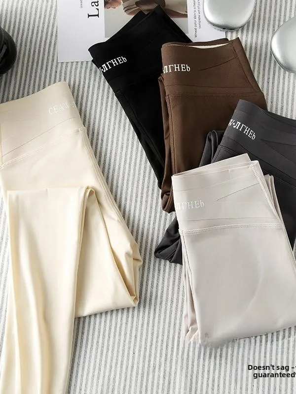 Ay calças de yoga sete-nove comprimento fino ajuste camada base calças esportivas apertadas cinco-sete spor apertado bot fibra de poliéster