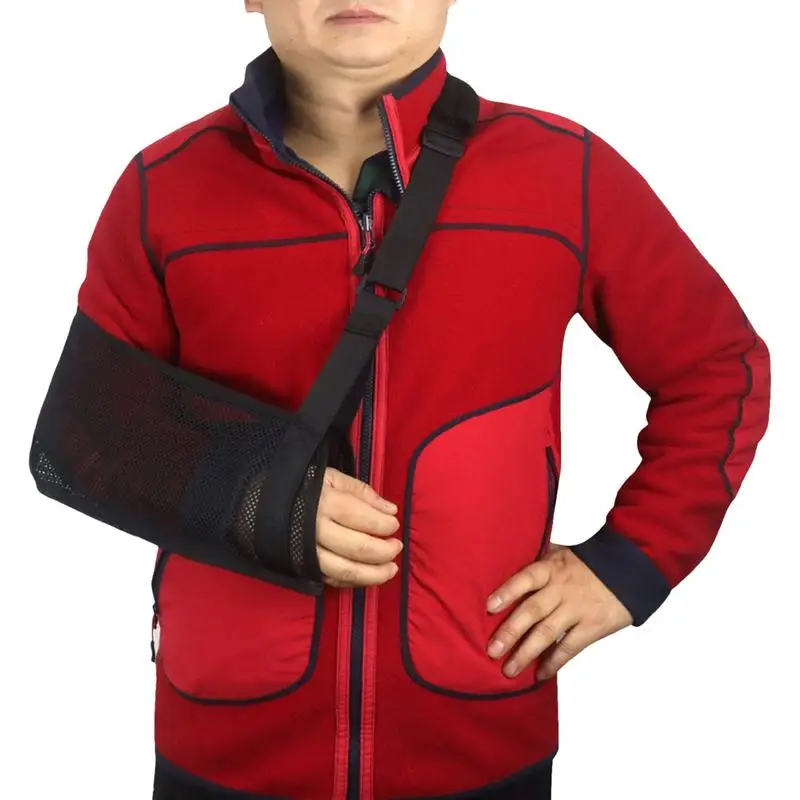 

Слинг для рук для лечения локтя, слинг для плеч, удобная поддержка, иммобилайзер, шина для рук, легкий слинг-манжета для левой руки